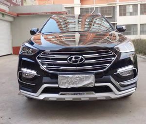 Kit de carrosserie de pare-chocs de voiture de haute qualité utilisation de pare-chocs avant et arrière pour Hyundai Santa Fe 2017-2018 - Product Image 2