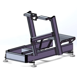 Cockpit de simulation de course réglable à mouvement complet, en aluminium robuste, étanche et durable, pour une expérience de conduite immersive en compétition - Product Image 1