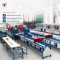 Ligne de production de profilés en PRF à grande vitesse, équipement complet de pultrusion GFRP, garantie 1 an