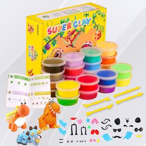 24 Colors Non Toxic DIY Air Dry Clay Starter Kit with Sculpting <b>Tools</b> for Kids Beginners Artists - Product Image 2