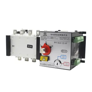 auto transfer switch automatic 125A 100A 63A Dual Power ATS Manual Transfer Switch for Generator Controller