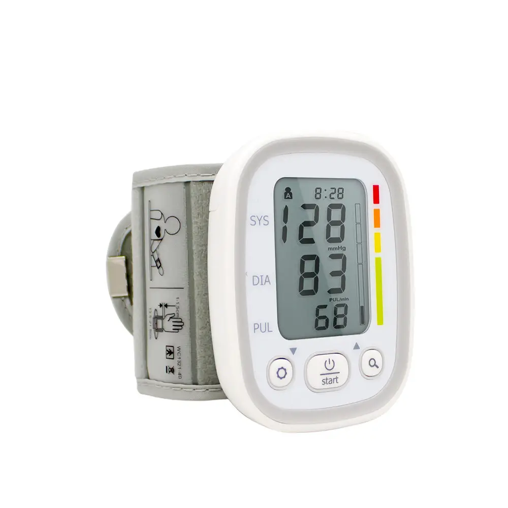 Hot sale customized wireless free wrist watch blood pressure monitor
