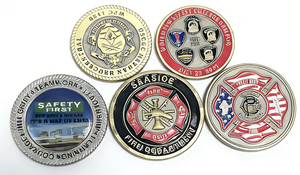 Pièces commémoratives personnalisées à prix réduit, pièces en métal personnalisées, pièces en alliage de zinc de forme ronde, pièces de collection - Product Image 2