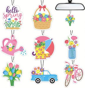 Preppy Hanging Oil <b>Ornaments</b> <b>Car</b> Freshener Slice Pendant for Interior Air Home Gift Supplies - Product Image 1