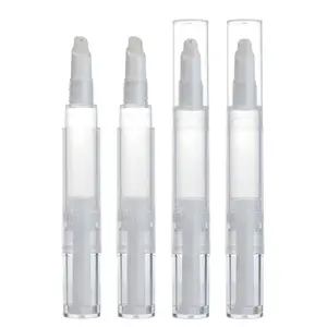 Kosmetische leere Kunststoff 4ml Augenbrauen Lip gloss Balsam Tube Liquid Twist Concealer Stift