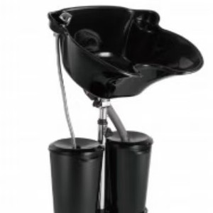 Station de lavage de cheveux mobile portable et réglable avec bac à shampoing intégré pour salon - Product Image 3