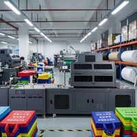 UV-Tintenstrahldrucker Single-Pass Neu für Flex-Weißkarton, Vliesstoff, Jute, Perlfolie, Luftpolsterfolie, Anpassbare Breite und Dicke