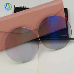 Lentes Fotocromáticas L.jin 1.60 <span class=keywords><strong>MR</strong></span>-<span class=keywords><strong>8</strong></span> HMC, Lentes de Visión Única Gris Fotocromático, Revestimiento de Lentes Azul Bonito, Lentes Ópticas de Resina PGX - Product Image 2