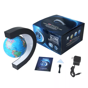 Bay lên từ nổi toàn cầu 3 inch C hình dạng giữa không trung chống trọng lực Trái Đất Hành Tinh bóng xoay treo thế giới - Product Image 4
