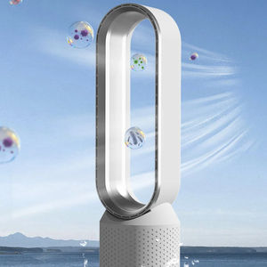 Mini Purificador de Aire Inteligente sin Aspas para Escritorio, Ventilador 2 en 1 con Circulación de Viento Natural, de Plástico para Mesa - Product Image 2