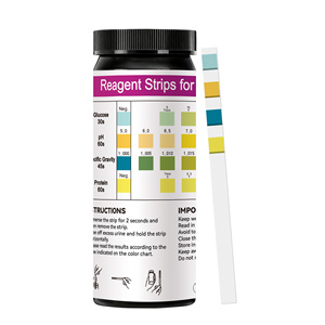<span class=keywords><strong>Tiras</strong></span> <span class=keywords><strong>Reactivas</strong></span> URS-4SG para Análisis <span class=keywords><strong>de</strong></span> Orina en Casa, Multiparámetros, para <span class=keywords><strong>Glucosa</strong></span>, pH, Proteína, Gravedad Específica - Product Image 6
