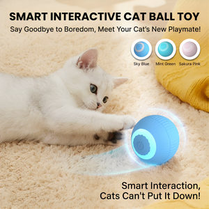 Juguetes Interactivos Inteligentes para Gatos, Pelota Rodante Gravitacional de Plástico, Eléctrica y Automática, para Entrenamiento de Gatos - Product Image 4