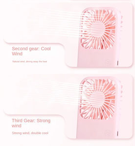 للبيع بالجملة مروحة صغيرة محمولة تعمل بالبطارية الكهربائية USB قابلة لإعادة الشحن يدوية صغيرة محمولة باليد - Product Image 3