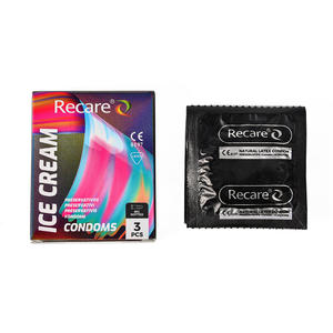 Condones de Látex Recare con Diseño Nuevo, Puntos Grandes, Sabor a Helado, para Hombre, Más Vendidos, de Alta Calidad - Product Image 3