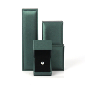 Caja de Embalaje de Joyería de Cuero con Logotipo Personalizado al por Mayor, Caja de Regalo para Anillos, Aretes, Collares, Pulseras y Joyería Hecha a Mano - Product Image 5