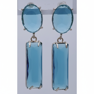 Encantador conjunto de joyería de moda de dos piezas Pendientes elegantes para un aspecto seductor y moderno - Product Image 1