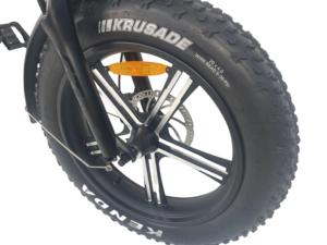 Bicicleta Eléctrica Plegable QUEENE Pequeña de 20 Pulgadas con Neumáticos Anchos y Motor Central de 500 W - Product Image 2