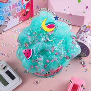 Nuevo Set de Slime de Sandía de 200 ml para Niños, Juguete Educativo para Aliviar el Estrés, Set de Manualidades - Product Image 5