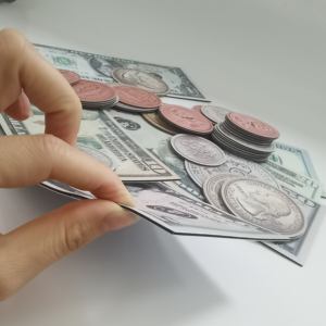 아이들을 위한 핫 세일 큰 놀이 돈 돈과 동전 학습을위한 자기 교육 자원 - Product Image 3