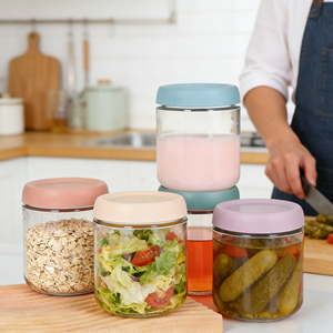 Frascos de Vidrio Herméticos de Grado Alimenticio de 16 oz, Apilables y Ecológicos para Almacenamiento de Alimentos en la Cocina, Personalizables - Product Image 5