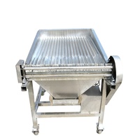 Machine commerciale de retrait de peau de soja vert humide 160 kg/h/décortiqueur Edamame frais/machine à éplucher les pois automatique