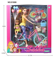 Ensemble de jeu de rôle pour enfants, poupée mode et soins d'animaux, avec chiot, chaton, sac de transport et accessoires d'alimentation, jouet d'imitation, cadeau de Noël, vente en gros