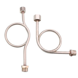 Huihong Pressure <b>Gauge</b> Buffer Tube 180/90 Degree M14x1.5 M20x1.5 304 Stainless Steel For Shock Absorbing <b>Gauges</b> - Product Image 1