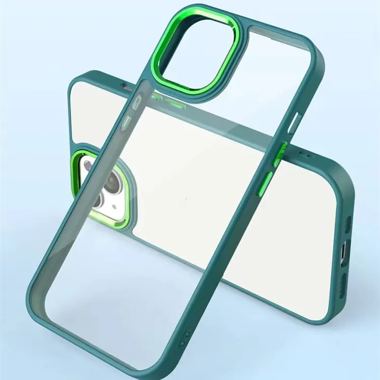Transparent Acrylic Cover Mobile Phone case for iphone 14 15/samsung s24 a53 a14/redmi a3/Poco F4