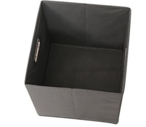 Scatola portaoggetti moderna in tessuto non tessuto con maniglia in plastica, pieghevole, a un solo livello, per uso domestico, per vestiti, giocattoli, libri - Product Image 6