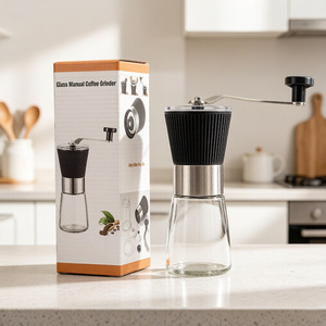 Molinillo de Café Manual con Manivela, Máquina <span class=keywords><strong>para</strong></span> Moler Granos de Café - Product Image 4