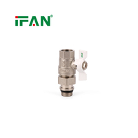 Vanne de plomberie en laiton forgé CW617n IFAN OEM, vanne à bille en laiton haute résistance pour le contrôle de l'alimentation en eau