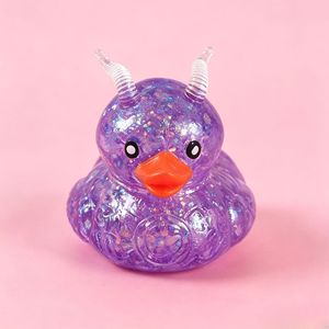 Nouveaux jouets à presser en forme de canard en maltose scintillante, à rebond lent, pour le soulagement du stress et le divertissement, jouets de fête en gros - Product Image 4