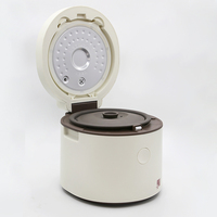 Cuisinière à riz électrique portable automatique 3L Premium avec revêtement en argile violette et chauffage par le dessous pour une cuisson uniforme, boîtier en plastique