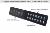 Système multimédia autoradio pour Mercedes Benz GLC Classe C X253 W205 NTG5.0 2015-2020 avec CarPlay sans fil, Android Auto et GPS
