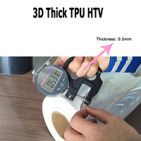 Vinilo Termotransferible TPU 3D de Alta Calidad, Rollo de Película de PU HTV con Logotipo Personalizable para Ropa y Prendas de Vestir