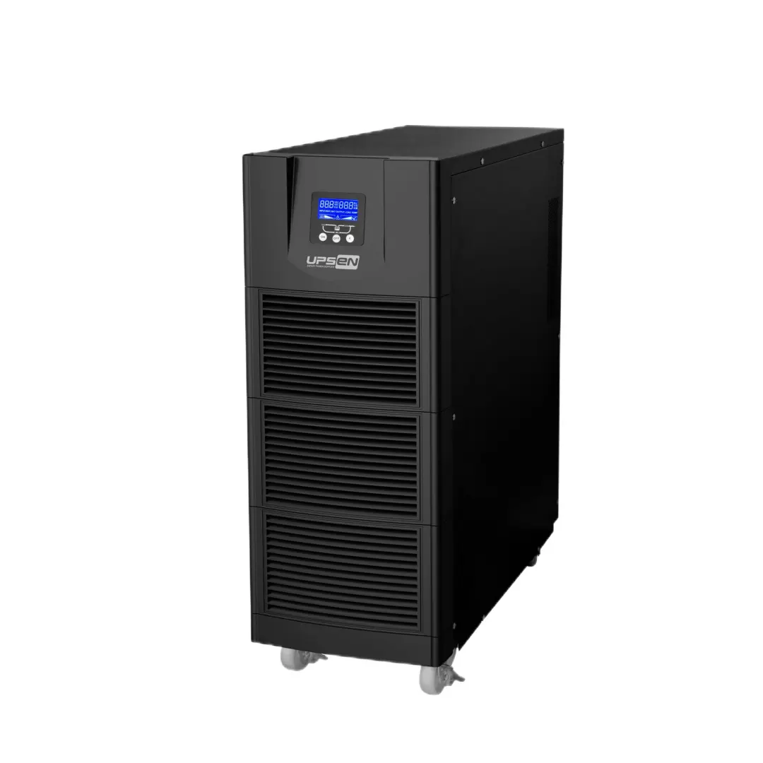 Best UPS power supply 0.9PF sistem UPS Online, frekuensi tinggi tidak mengganggu dengan DSP 0.9PF mendukung generator perumahan