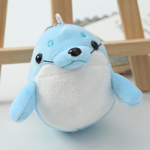 Porte-clés en peluche phoque super doux et mignon en cristal, série animaux marins, souvenir d'aquarium, cadeau pour les 5-7 ans - Product Image 4