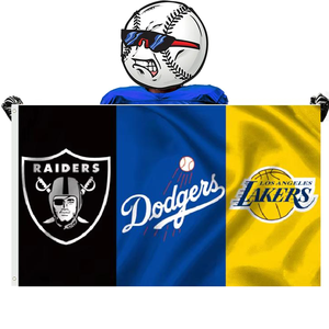 Venta al por mayor 3X5FT LA Dodgers Lakers Baseball Team Banners <span class=keywords><strong>Los</strong></span> <span class=keywords><strong>Angeles</strong></span> Dodgers Banderas - Product Image 4
