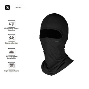 Masque de <span class=keywords><strong>ski</strong></span>, cache-visage, couvre-tête pour adultes, garçons, filles, coupe-vent, anti-froid, respirant, polyester, <span class=keywords><strong>ski</strong></span>/équitation, visage entier - Product Image 4