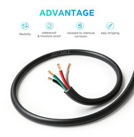 Câble de style AWM JZD UL2586 600V 105 ℃   Fil multi-conducteurs en PVC ignifuge, fil électronique blindé en option