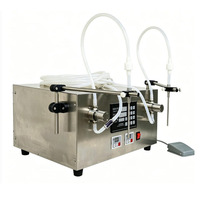 Machine de remplissage semi-automatique à pompe à engrenages magnétique de haute précision Zhongjie H2-2.4L, débit de 2,4 L/min pour liquides chimiques quotidiens