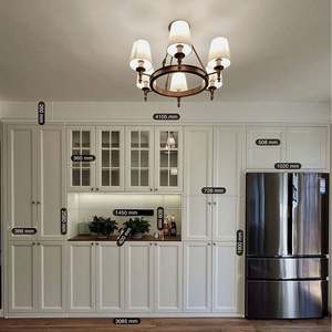 Custom White Built in Wardrobes Bedroom Furniture Solid Wood Wardrobe - Product Image 4