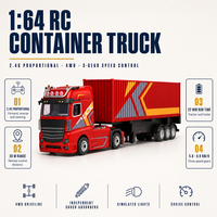 Modell 6408 1:64 RC Container-Sattelschlepper 4WD App-gesteuert mit Kamera 25cm für Kinder von 8-13 Jahren