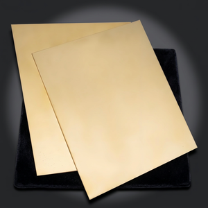 Placa de Aleación de Cobre y Latón HPb61-1 de Alta Maquinabilidad, Componentes Mecánicos - Product Image 1