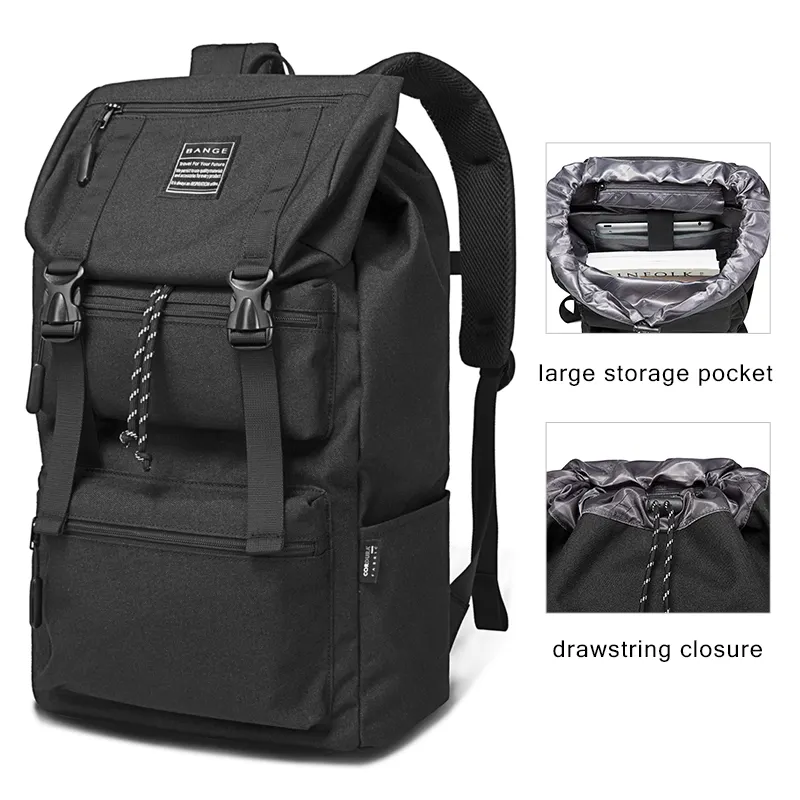 कारखाने नए डिजाइन थोक कैनवास यात्रा कस्टम पुरुषों विरोधी चोरी निविड़ अंधकार लैपटॉप स्कूल बैग बैग backpacks