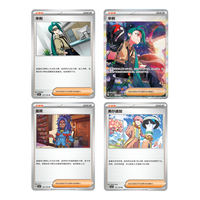 Venta al por mayor Booster Pack Set escarlata y púrpura Pokemoned recompensa tarjeta redonda PTcg recuerdos de la infancia Pokemoned Card Box