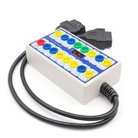 Boîtier de détection de protocole 16 broches OBDII – Outil de diagnostic universel pour ECU automobile