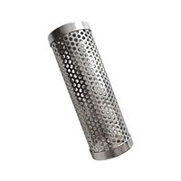 Filtres de tube d'écran perforés ronds SS 304 BBQ Grill Tube de maille de fumée chaude et froide BBQ Smoker Tube