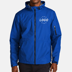Veste coupe-vent à capuche pour homme de haute qualité, streetwear décontracté, veste zippée, mode sportive, utilisation en plein air, hiver, 100% polyester - Product Image 1