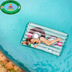 Summer Pool Party Fun PVC Inflable <span class=keywords><strong>Gigante</strong></span> Cassette Tape Pool Float Lilo Beach Colchón - Product Image 3